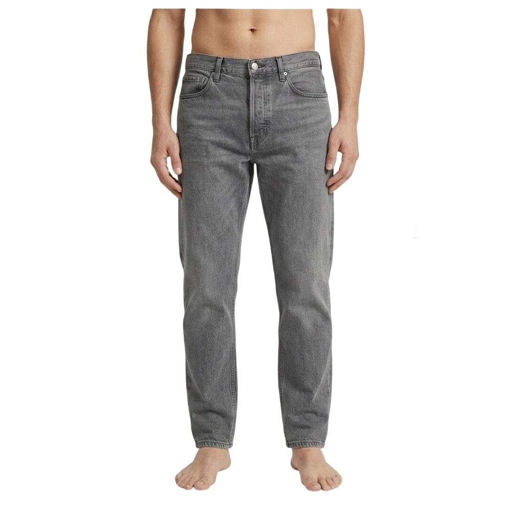 Everlane The Relaxed Straight Jean 27 Regular Grey Organic Cotton Denim 139393